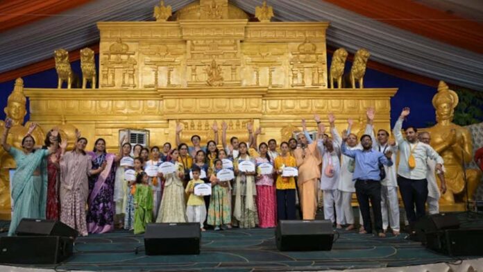 Grand inauguration of the Sri Krishna Janmashtami Carnival at Gupt Vrindavan Dham. Grand inauguration of the Sri Krishna Janmashtami Carnival at Gupt Vrindavan Dham.