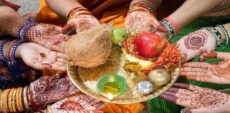 हाथों में मेहंदी: घर-घर सिंजारा और बाजारों में घेवर की मिठास Henna on hands: 'Sinjara' in every home and the sweetness of Ghevar in the markets.