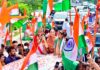 तिरंगा यात्रा में गूंजा राष्ट्रभक्ति का जयघोष: उपमुख्यमंत्री दीया कुमारी ने थामा तिरंगा Slogans of patriotism echoed during the Tiranga Yatra.