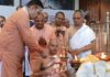 गुप्त वृंदावन धाम में सीएम ने किया राधा-श्याम सुंदर विग्रह के लिए शिला पूजन