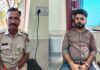 परिवाद रफा दफा करने के लिए रिश्वत लेते दलाल व हेड कांस्टेबल गिरफ्तार Tout and Head Constable arrested for accepting a bribe to hush up a complaint.