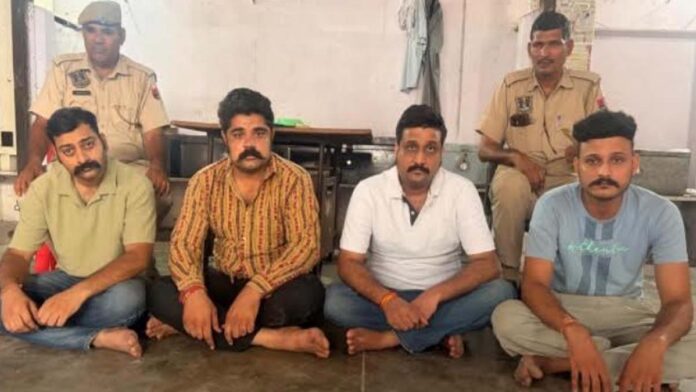 Accused arrested for assaulting an SI and threatening him by brandishing a fake pistol.