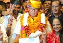 नगर निगम जयपुर के महापौर पद पर सुनील कोठारी निर्वाचित