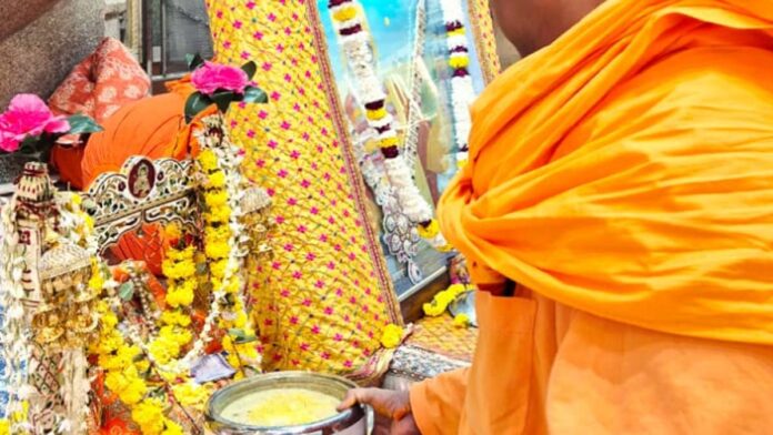 Radhashtami festival celebrated with great enthusiasm at Shri Amrapur Sthan.