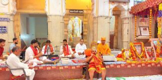 अमरापुर स्थान पर हुआ सामूहिक सुंदरकांड पाठ