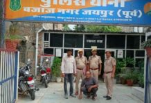 किन्नर का वेश धर ज्वेलरी शॉप में घुस सोने के टॉप्स और अंगूठी चुराने वाला गिरफ्तार
