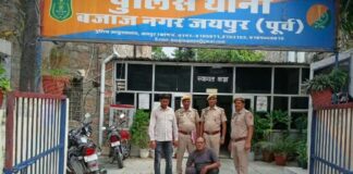 किन्नर का वेश धर ज्वेलरी शॉप में घुस सोने के टॉप्स और अंगूठी चुराने वाला गिरफ्तार