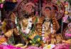 श्री राधा दामोदर मंदिर में सजी मनमोहक श्रृंगार झांकी