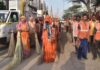 महास्वच्छता अभियान में एक दिन में उठा 500 टन कचरा 500 tonnes of garbage collected in a single day during the mega cleanliness drive.