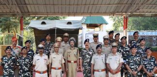 हिमाचल में राजस्थान के 472 रिक्रूट कांस्टेबलों के प्रशिक्षण का एडीजीपी ने लिया जायजा ADGP reviews training of 472 recruit constables from Rajasthan in Himachal.