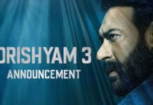 रिलीज से पहले ही ‘दृश्यम 3’ ने दिखाया दम, एडवांस बुकिंग में शानदार कमाई ‘Drishyam 3’ shows its mettle even before release.