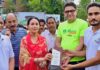 डिप्टी सीएम दीया कुमारी ने किया आधार प्राइम ग्रीन फिट हाफ मैराथन का फ्लैग ऑफ Deputy CM Diya Kumari flagged off the Aadhaar Prime Green Fit Half Marathon.