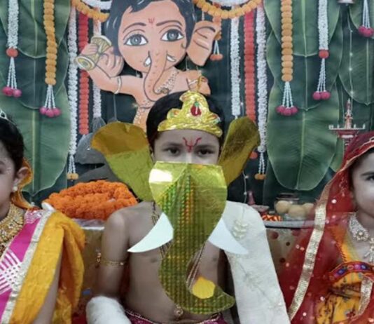 गणेश उत्सव ने बच्चों को जोड़ा संस्कृति और संस्कारों से