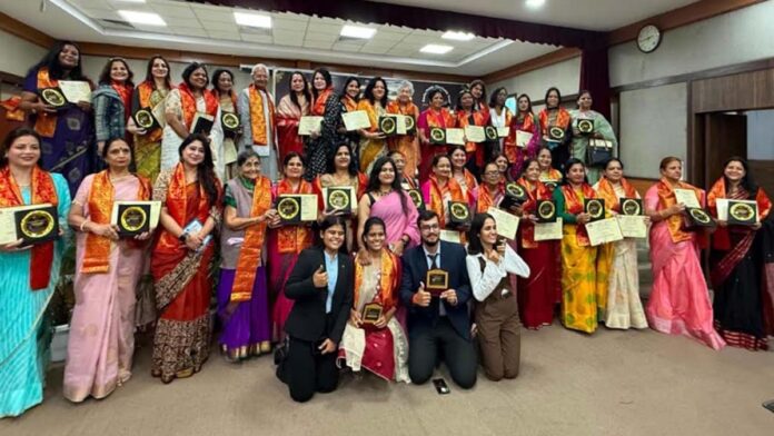 54 women honored with the Savitribai Phule Award. 54 women honored with the Savitribai Phule Award.