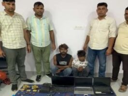 नकबजनी करने वाले दो शातिर चोर गिरफ्तार