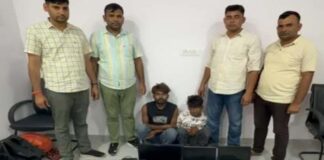 नकबजनी करने वाले दो शातिर चोर गिरफ्तार