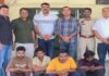 इंटरनेट कंपनियों के उपकरण चुराने वाली गैंग के चार बदमाश गिरफ्तार