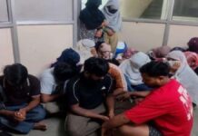 पुलिस ने स्पा सेंटर पर मारी दबिश: 14 युवतियों समेत 19 गिरफ्तार