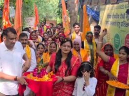 गणेश विसर्जन: तीन हजार औषधीय पौधों में मुस्कुराए गणपति
