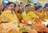 शहर के प्रमुख देवालयों में पहुंचा श्याम बाबा के 34 वें वार्षिकोत्सव का निमंत्रण Invitations for Shyam Baba's 34th anniversary celebration have reached the city's prominent temples.