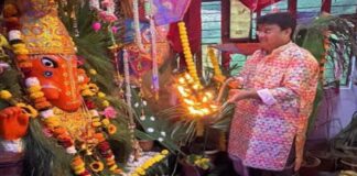 गीता गायत्री गणेश मंदिर में धूमधाम से मनी गणेश चतुर्थी