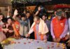 प्रधानमंत्री मोदी के जन्मदिन पर जयपुर में जले ‘आशीर्वाद के दीये’ 'Lamps of blessings' lit in Jaipur on Prime Minister Modi's birthday.