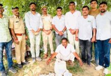 बैर के पेड़ के नीचे गड्ढे में छिपा रखी थी अफीम: एएनटीएफ ने पकड़ी 8.202 किलो खेप The opium was hidden in a pit beneath the jujube tree.