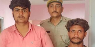 अवैध हथियारों के साथ दो युवक गिरफ्तार: पिस्ट— दो मैगजीन और जिंदा कारतूस बरामद