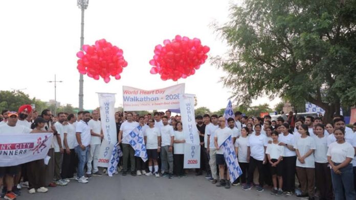 Heart Walkathon: Runners and walkers took to the streets with a message of heart health.