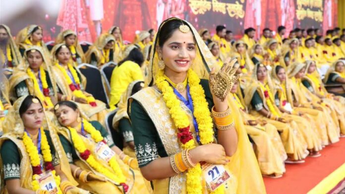 50 couples embarked on a new journey with Haldi and Mehndi ceremonies. 50 couples embarked on a new journey with Haldi and Mehndi ceremonies.