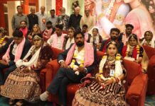 बन बधड़ी पर 9 जोड़े परिणय सूत्र में बंधे
