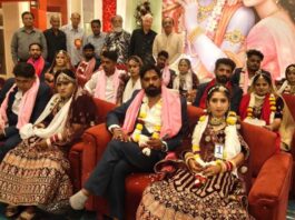 बन बधड़ी पर 9 जोड़े परिणय सूत्र में बंधे