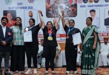 सरिता सैनी ने सीनियर और मास्टर वर्ग में जीते स्वर्ण पदक Sarita Saini won gold medals in the Senior and Master categories.