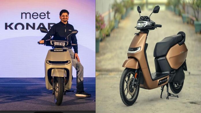 Ather launches Konark electric scooter in Jaipur.