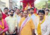 जलझूलनी एकादशी पर निकली भगवान लक्ष्मी नृसिंह की भव्य शोभायात्रा