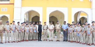 नेपा के 22 प्रशिक्षु अधिकारियों ने किया जयपुर कमिश्नरेट का अध्ययन भ्रमण