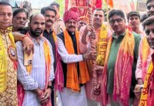 जय श्री महाबली दरबार ट्रस्ट की 13वीं पदयात्रा रवाना