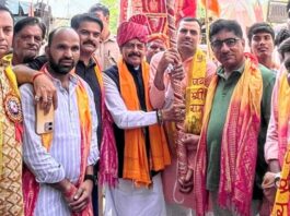 जय श्री महाबली दरबार ट्रस्ट की 13वीं पदयात्रा रवाना