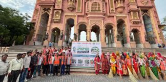 पत्रिका गेट पर ‘स्वच्छता ही सेवा’ अभियान का हुआ शुभारंभ ‘Swachhata Hi Seva’ campaign launched at Patrika Gate