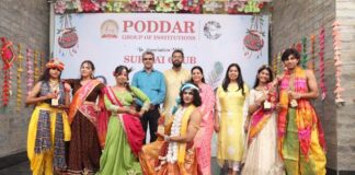 पोद्दार ग्रुप में कृष्ण जन्माष्टमी की धूम: मटकी फोड़ बनी आकर्षण