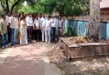 पदभार संभालते ही महापौर ने तालकटोरा-पौंडरिक पार्क का किया निरीक्षण