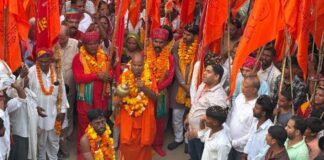 श्री भन्दे बालाजी धाम की 41वीं पदयात्रा: 4100 श्रद्धालुओं ने एक स्वर में किया श्री हनुमान चालीसा का पाठ