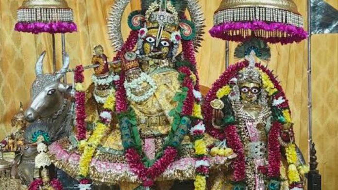 radha Special celebration at Govind Dev Ji Temple on the 19th.