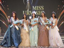 शिमला की अक्षरा नेगी ने जीता नेशनल लेवल ब्यूटी पेजेंट मिस उर्वशी 2026 सीजन 5 का खिताब Akshara Negi from Shimla won the title of the national-level beauty pageant 'Miss Urvashi 2026 Season 5'.