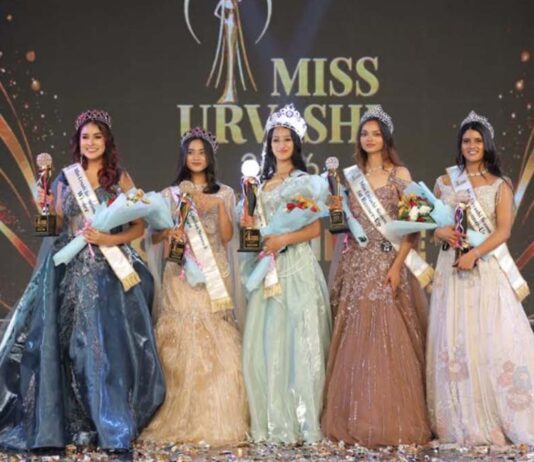 शिमला की अक्षरा नेगी ने जीता नेशनल लेवल ब्यूटी पेजेंट मिस उर्वशी 2026 सीजन 5 का खिताब Akshara Negi from Shimla won the title of the national-level beauty pageant 'Miss Urvashi 2026 Season 5'.