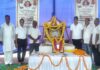 श्याम पार्क में सजा बाबा श्याम का आकर्षक भव्य दरबार