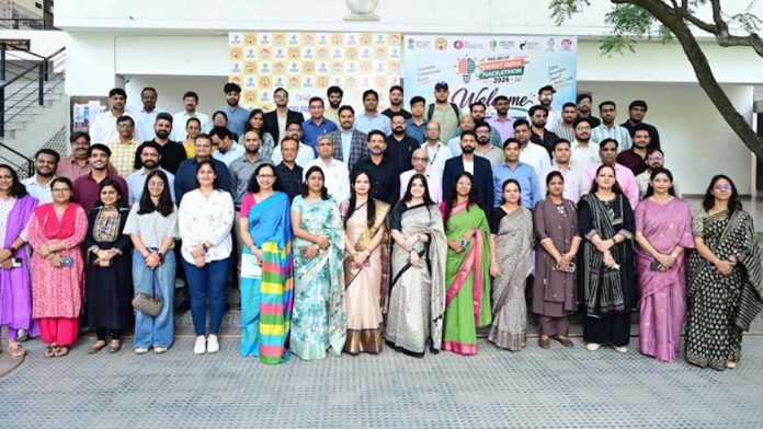 365 teams showcased their innovative prowess at the Smart India Hackathon at SKIT. 365 teams showcased their innovative prowess at the Smart India Hackathon at SKIT.