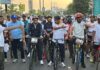 विश्व हृदय दिवस : 12 किमी साइकिल चलाकर डीजीपी ने दिया स्वस्थ हृदय का संदेश