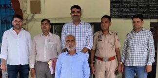 वाइन शॉप ऑफिस में दस लाख की नकबजनी करने वाला एक साल से फरार आरोपी गिरफ्तार