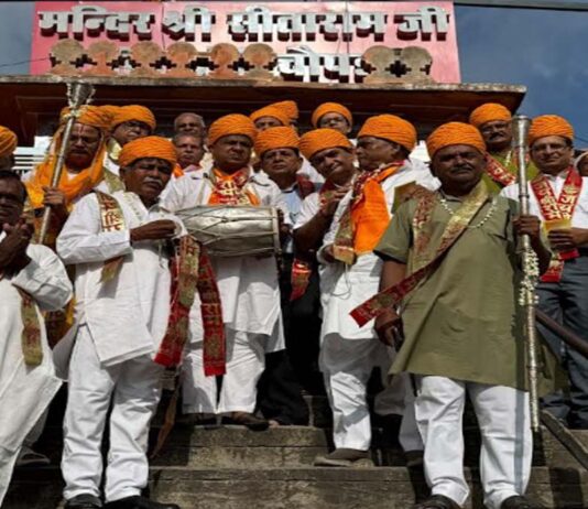 सीतारामजी के जयकारों से गूंजा जयपुर: 266 साल पुरानी परंपरा के तहत निकली भव्य नगर परिक्रमा और शोभायात्रा Jaipur echoed with chants of 'Sitaram-ji'.